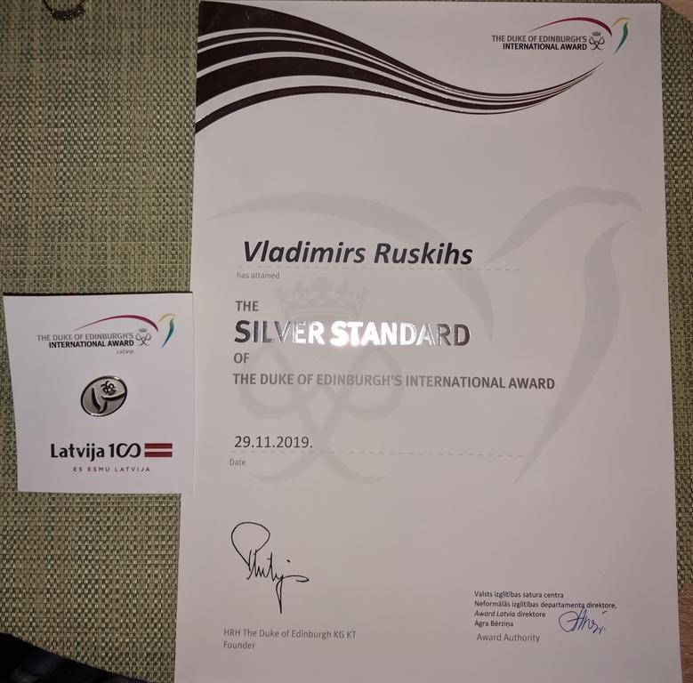 THE DUKE OF EDINGBURGS INTERNATIONAL AWARD LATVIA
