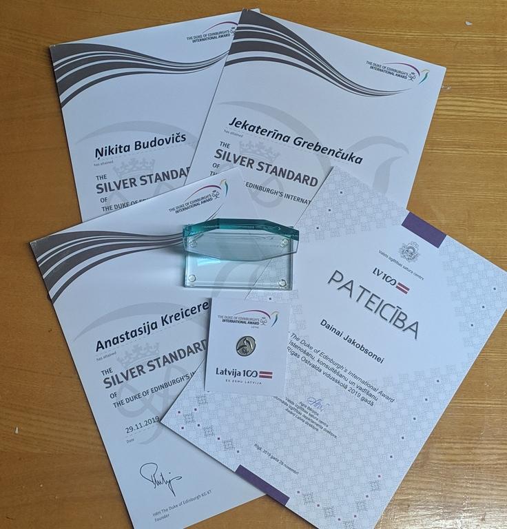 THE DUKE OF EDINGBURGS INTERNATIONAL AWARD LATVIA