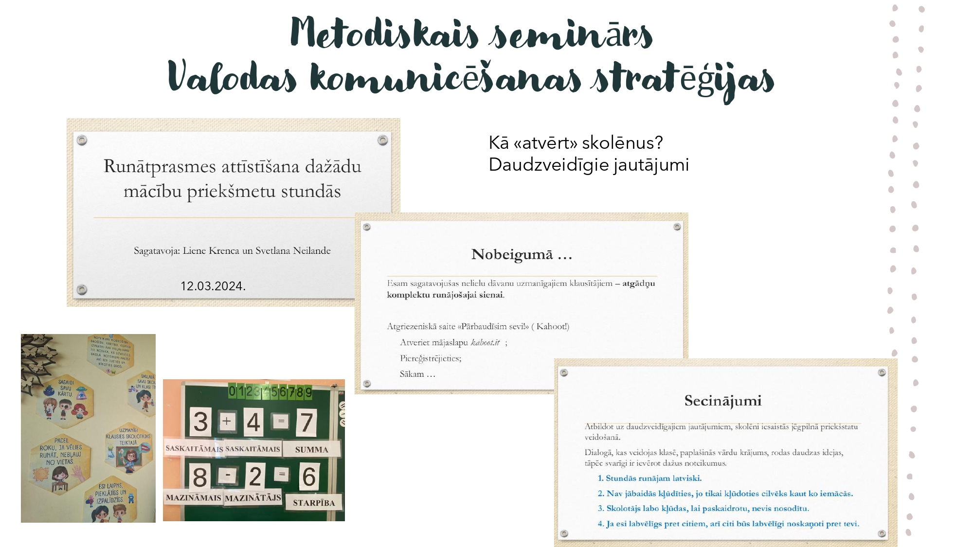 Vienotas skolas ieviešana